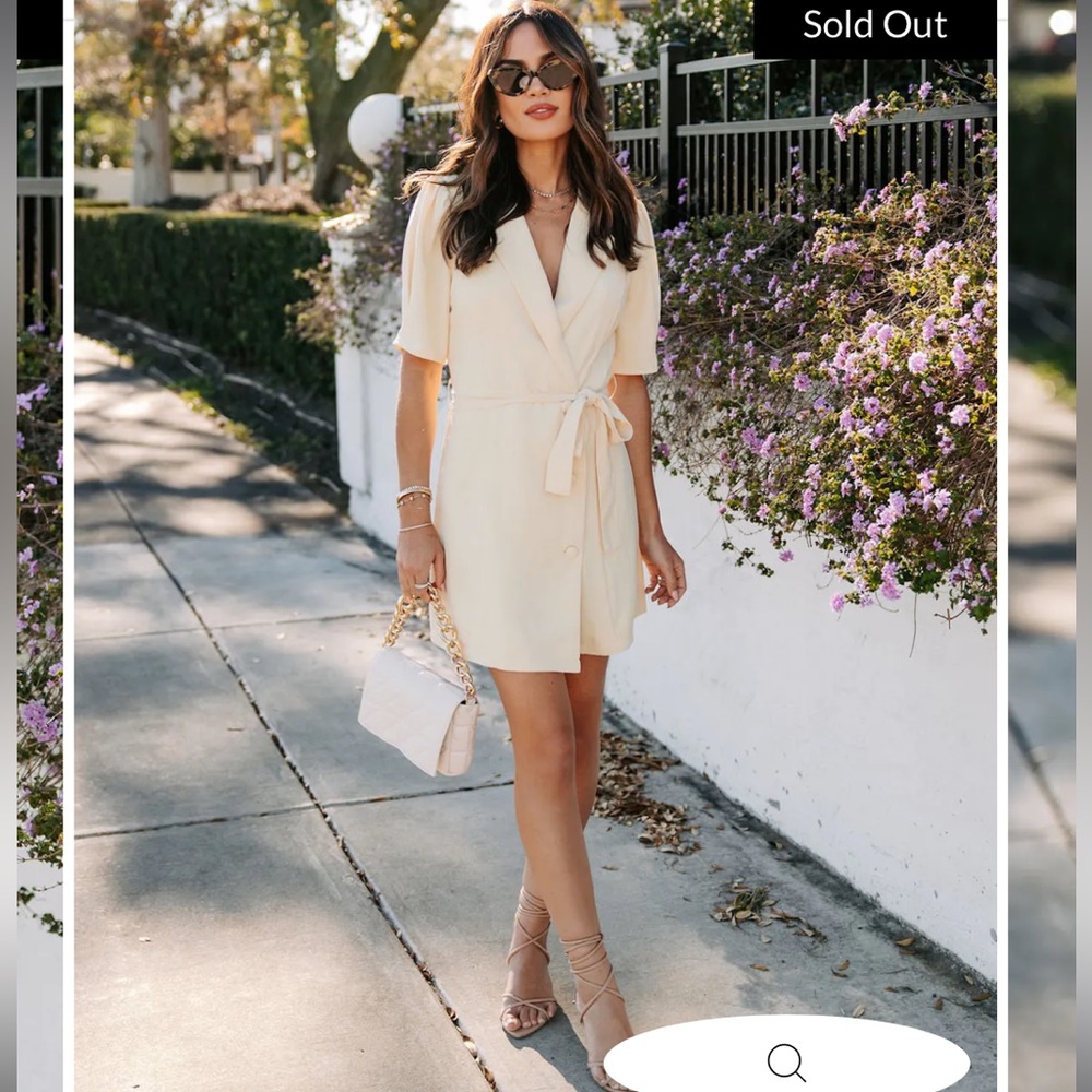 Puff sleeve minidress